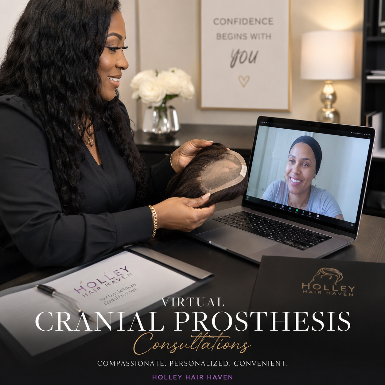 VIRTUAL CRANIAL PROSTHESIS (Medical Wig) CONSULTATION