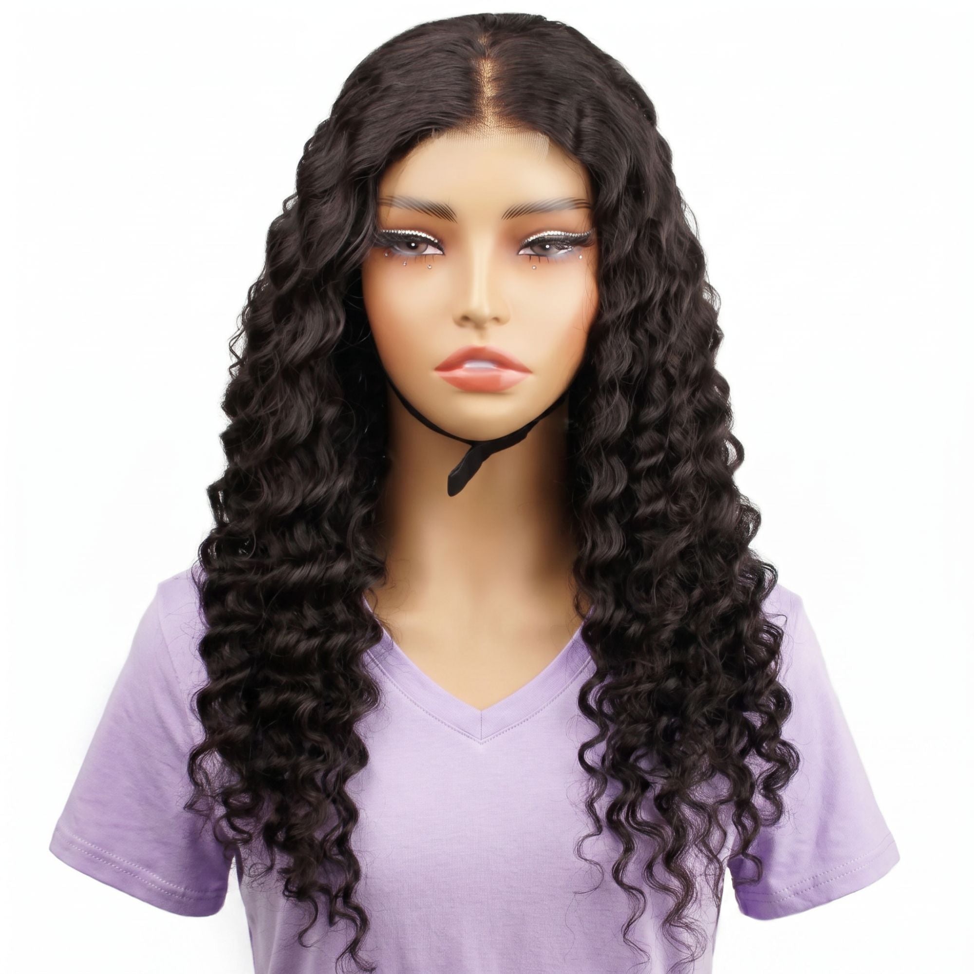 Glueless Deep Wave 2x6 HD Lace Closure Wig