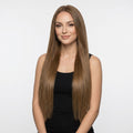 Medium Chestnut Brown Invisible Clip-ins