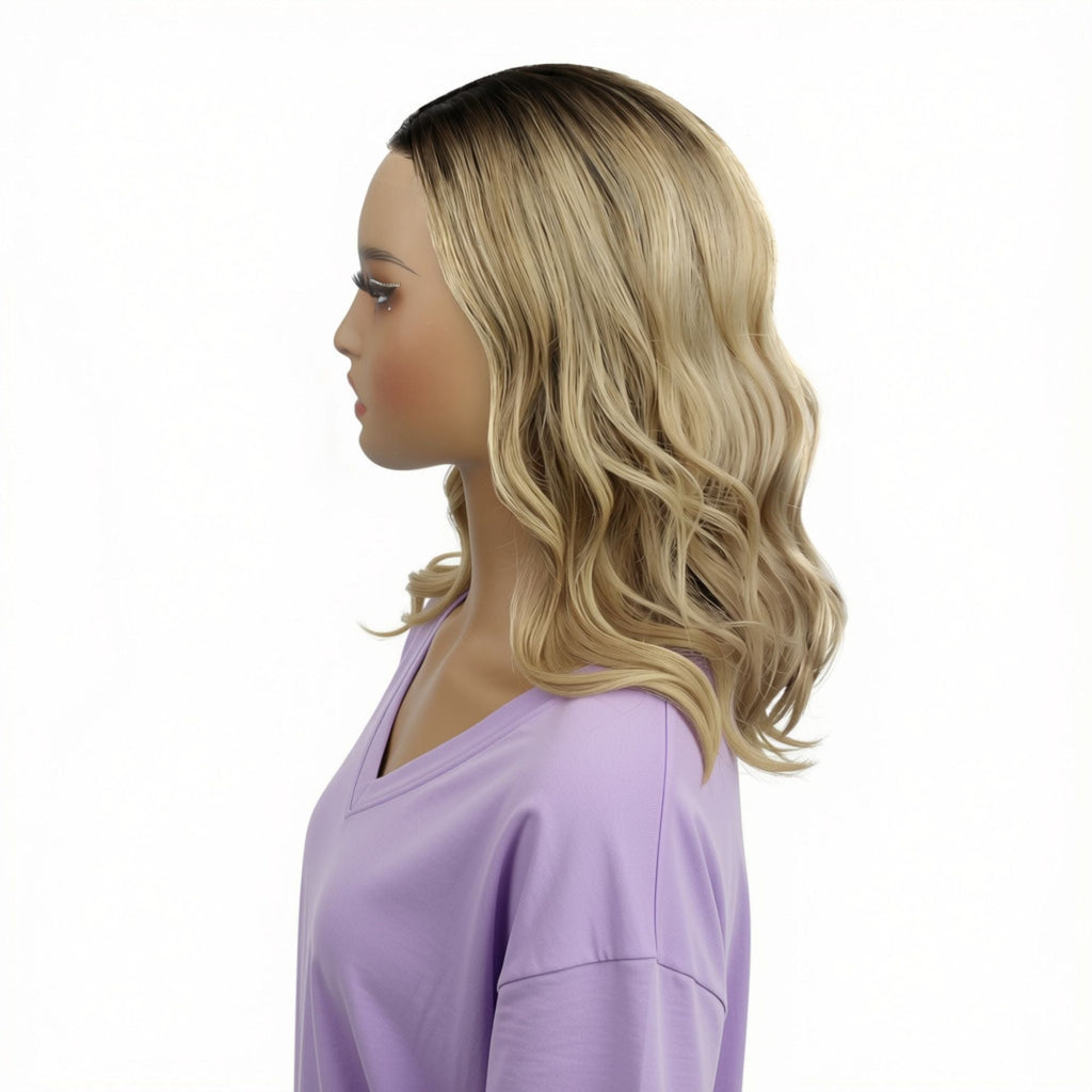 Raw Golden Wave Glueless 5x5 HD Closure Bob Wig